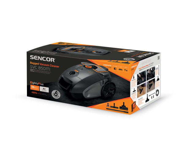 Sencor Odkurzacz bezworkowy SVC 8501TI-EUE3 tytanowy - 1391270 - zdjęcie 6